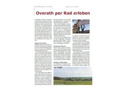 Cover /Puplikation Overath mit dem Rad