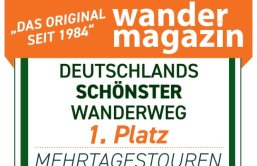 Zertifikat Deutschlands schönster Wanderweg